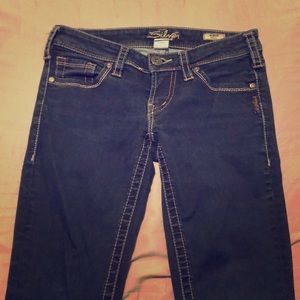 Silver jeans